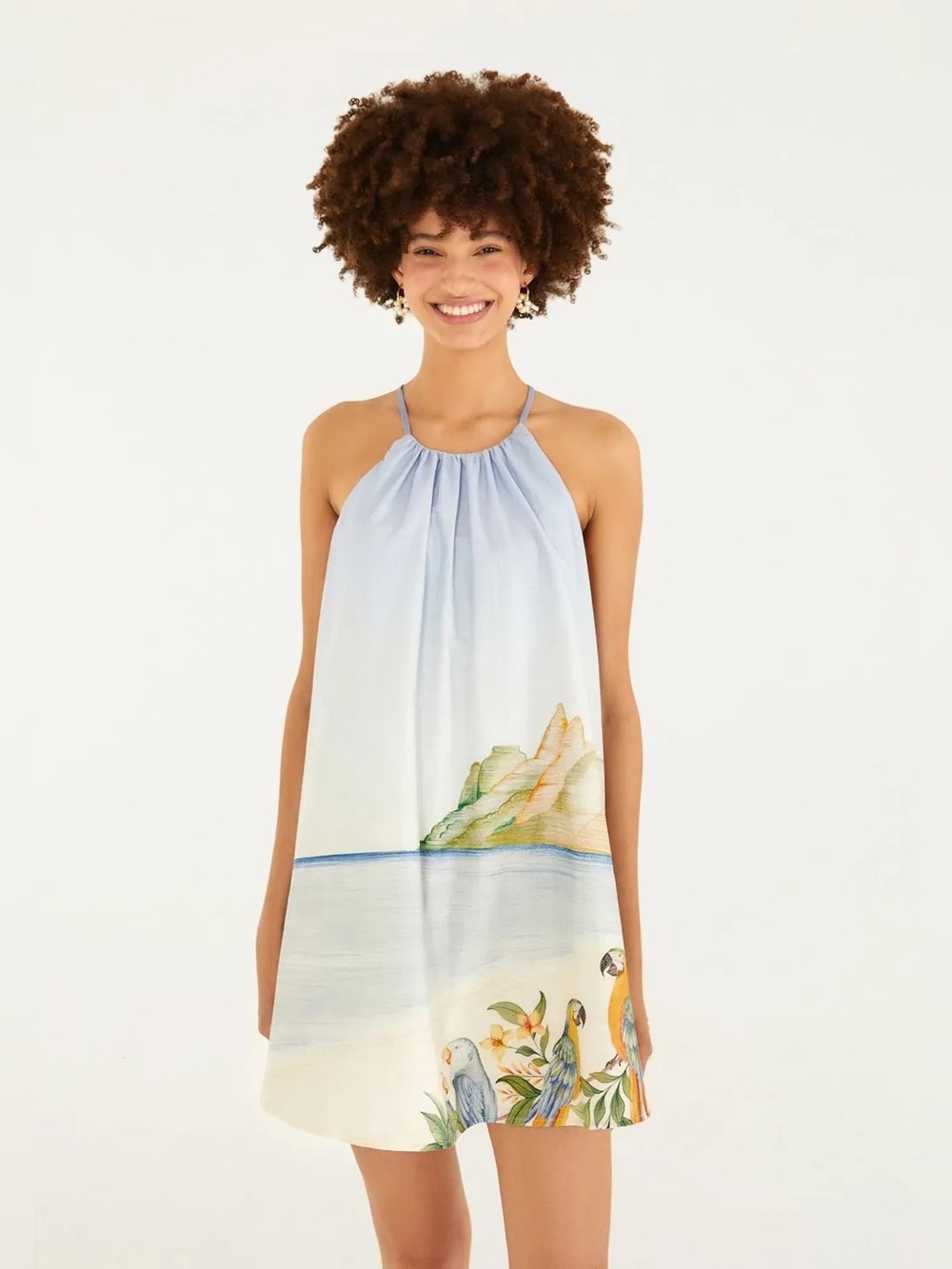 FARM Rio Rio Antigo Open Back Mini Dress | Brazil Exclusive | NWT